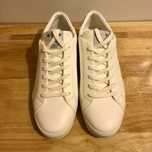 Thousand Fell x Frank and Oak White/Green Sneaker Men 9.5